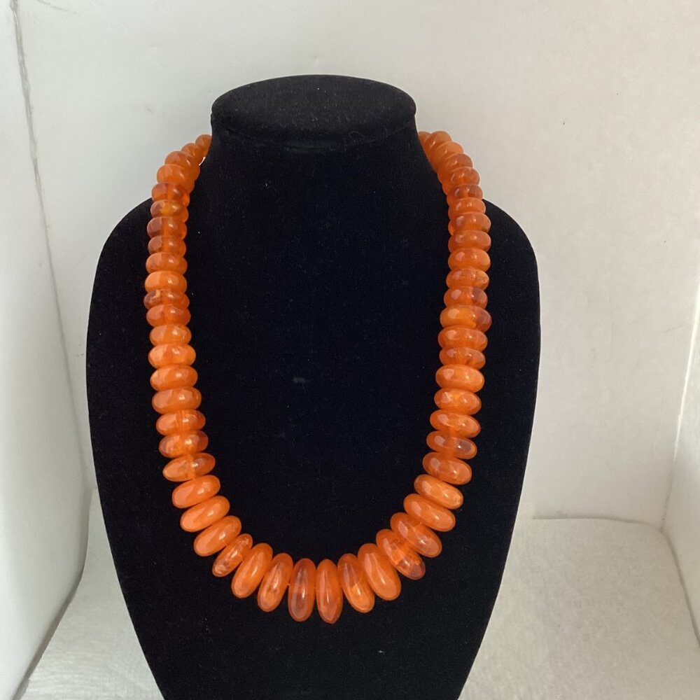 STATEMEANT AUTUMN NECKLACE AMBER - Picture 4 of 6